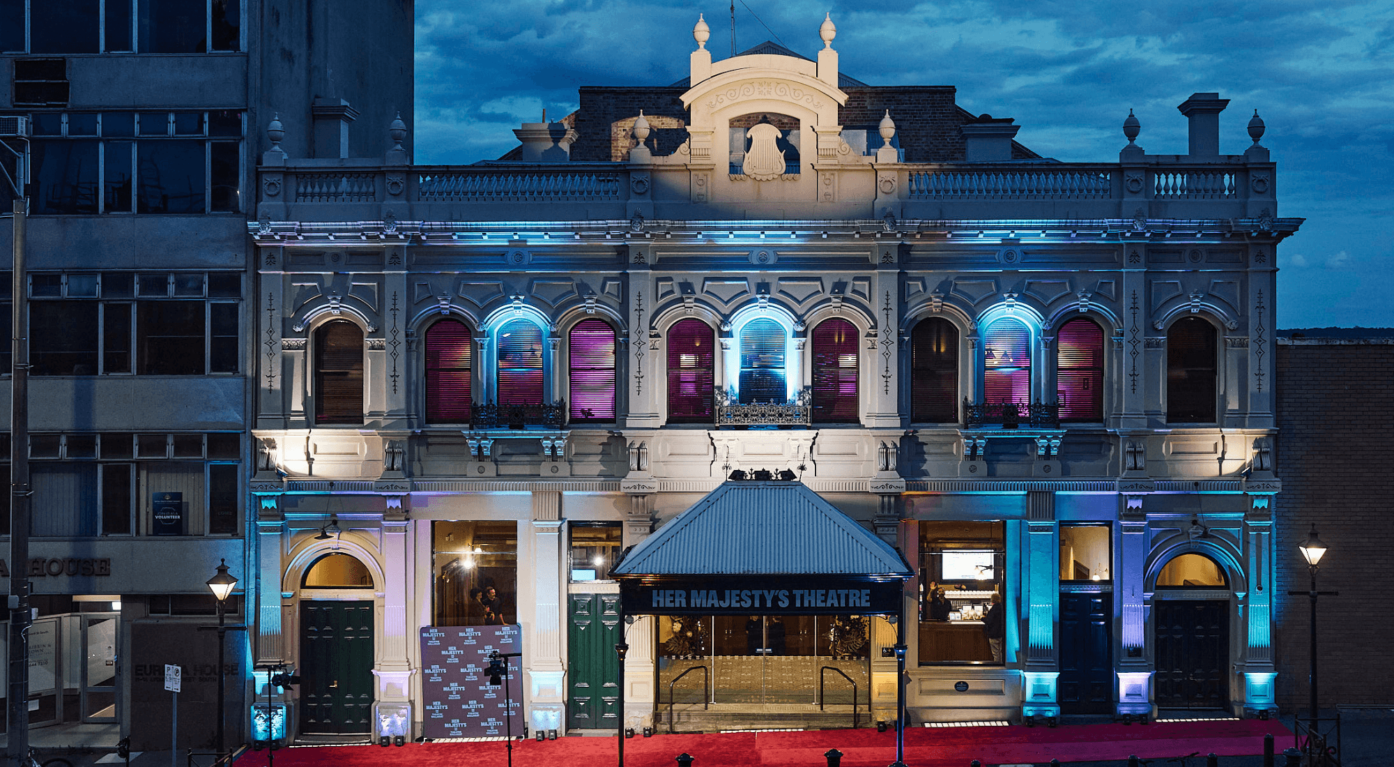 Check out a show at Ballarat’s Civic Hall or Her Maj teaser image