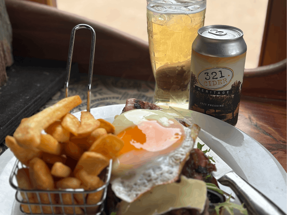 Thumbnail for $35 Heritage 321 Cider and Steak Sandwich deal