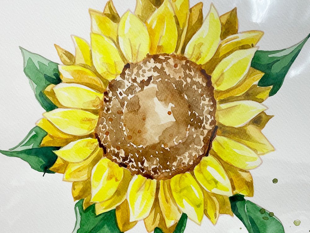 Thumbnail for Watercolour sunflower workshop
