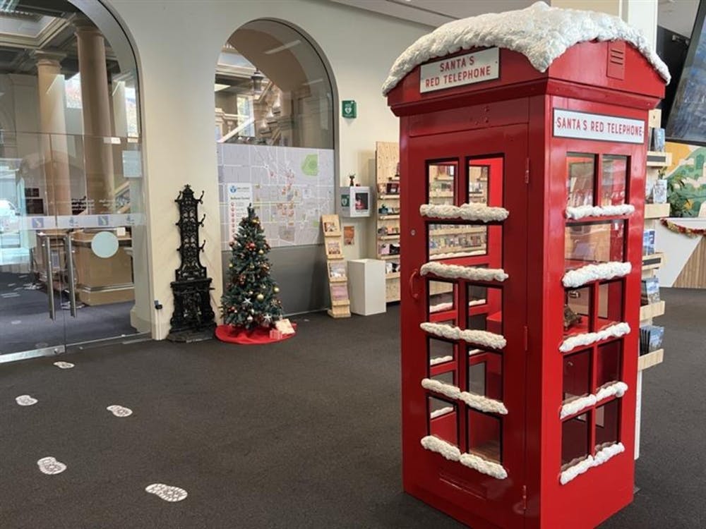 Thumbnail for Christmas in Ballarat 2025 &#8211; Santa&#8217;s Red Telephone Booth and Letter Writing Station