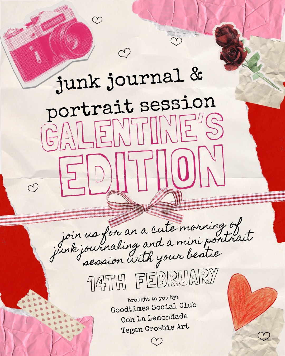 Thumbnail for Galentine’s Edition – Junk Journal and Portrait Session