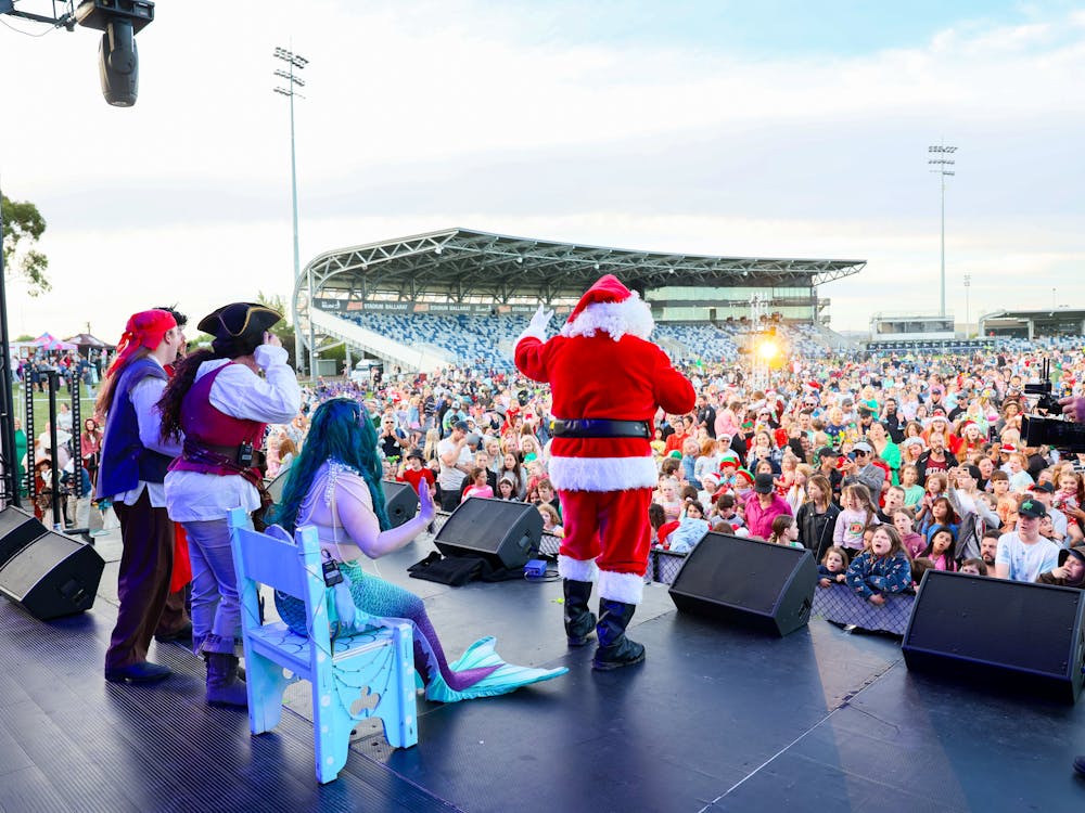Santa, Crowd, Kryal Castle