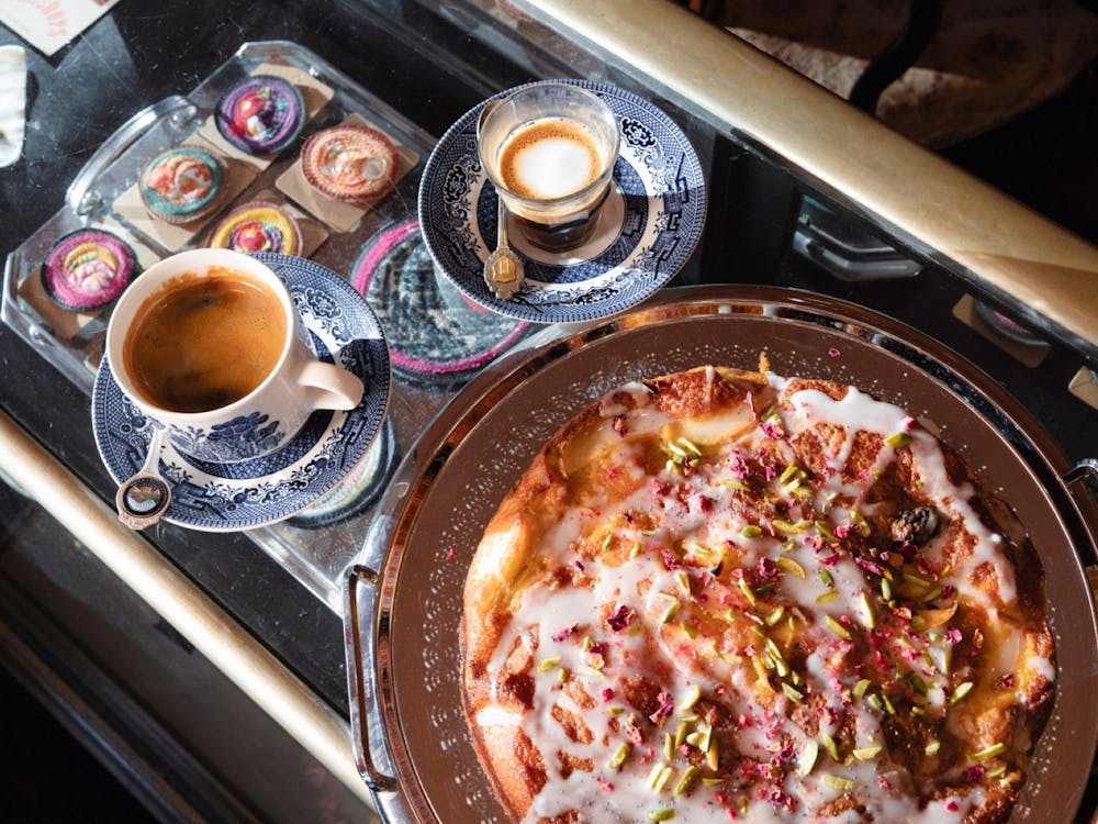 Big cakes and coffee