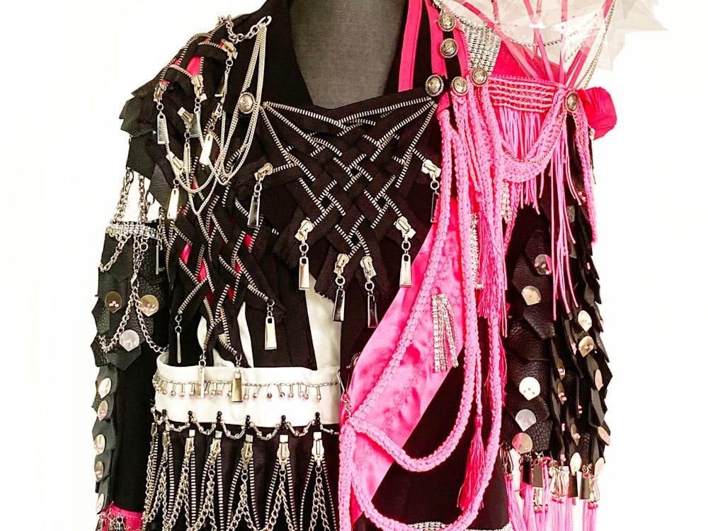 Pink and black pink style jacket