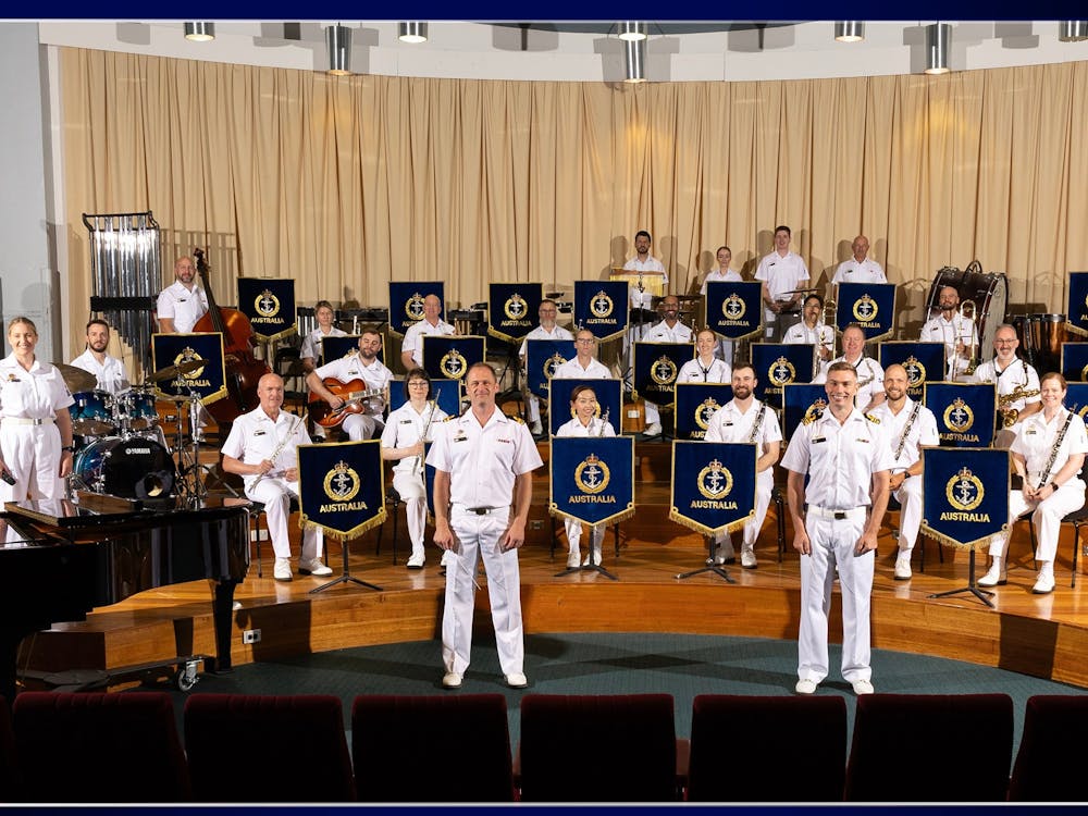 portrait of musicians in uniform