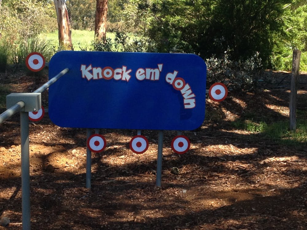 Knock em down game