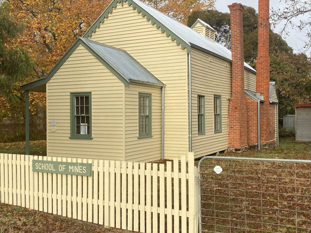 Clunes School of Mines front exterior