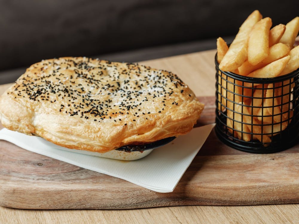 Ask about the Pie of the Day, baked in-house by our talented chefs
