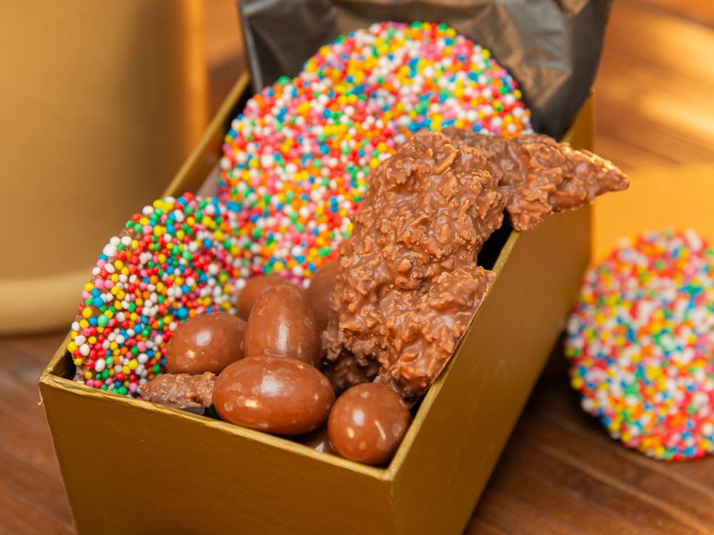 Chocolates in a box