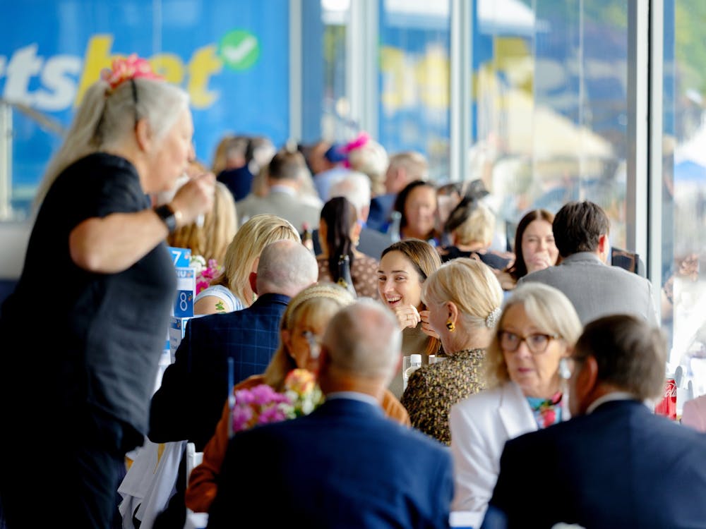 Guests enjoying a premium dining experience in the Blue Pyrenees Estate Terrace Dining Room