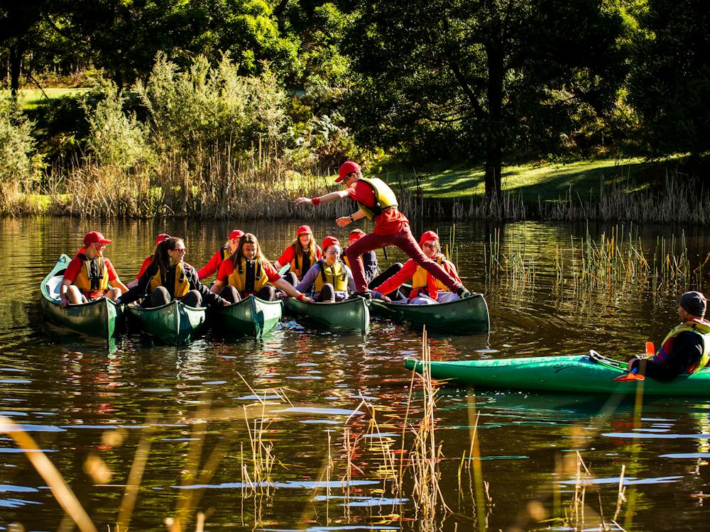 Canoeing at Cave Hill Creek