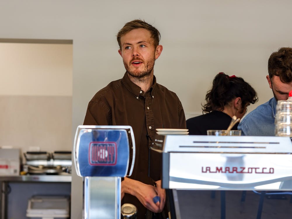 Making coffee