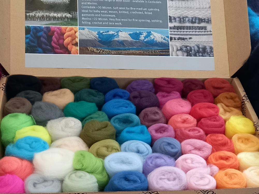 Ashford wool tops