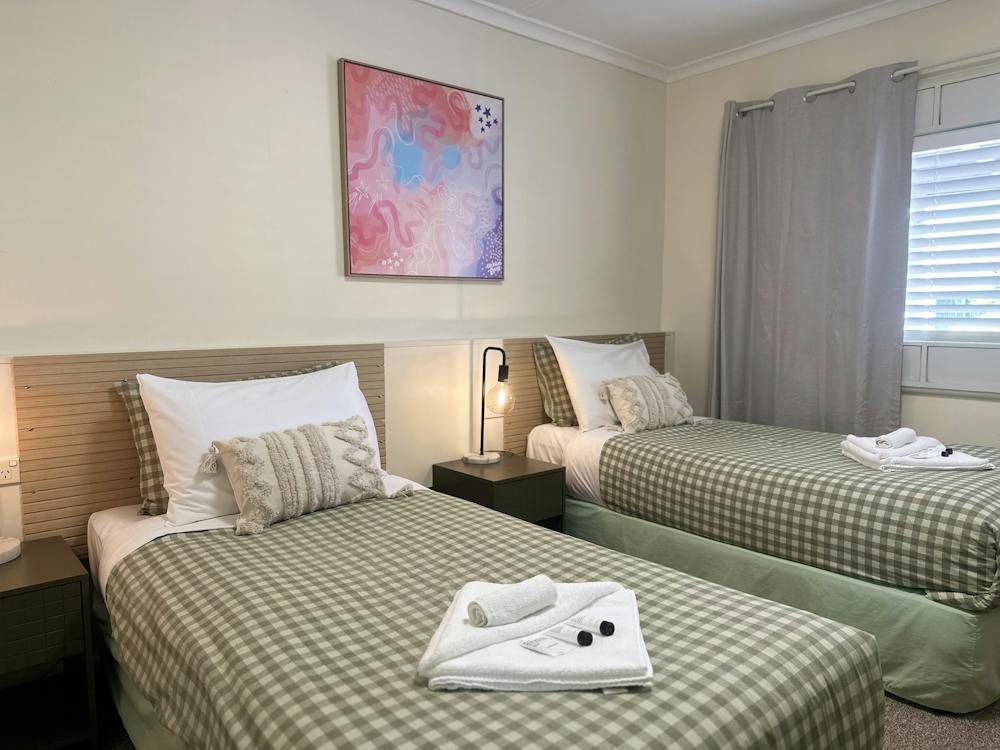 Twin room at Stonez Boutique Accommodation
