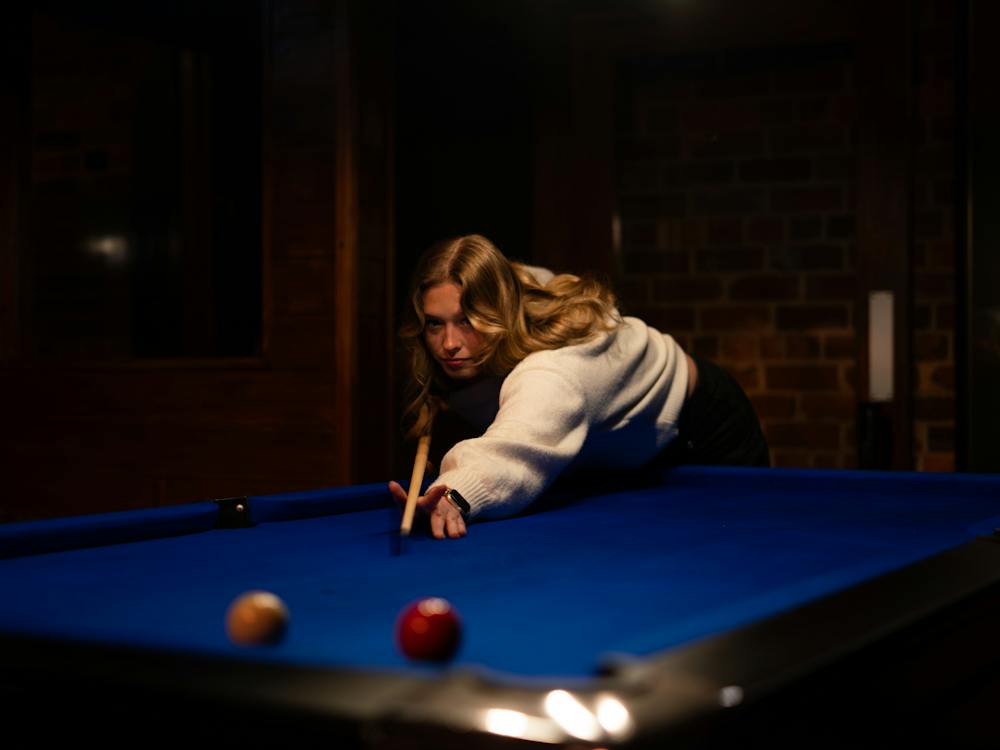 Pool stick social bar