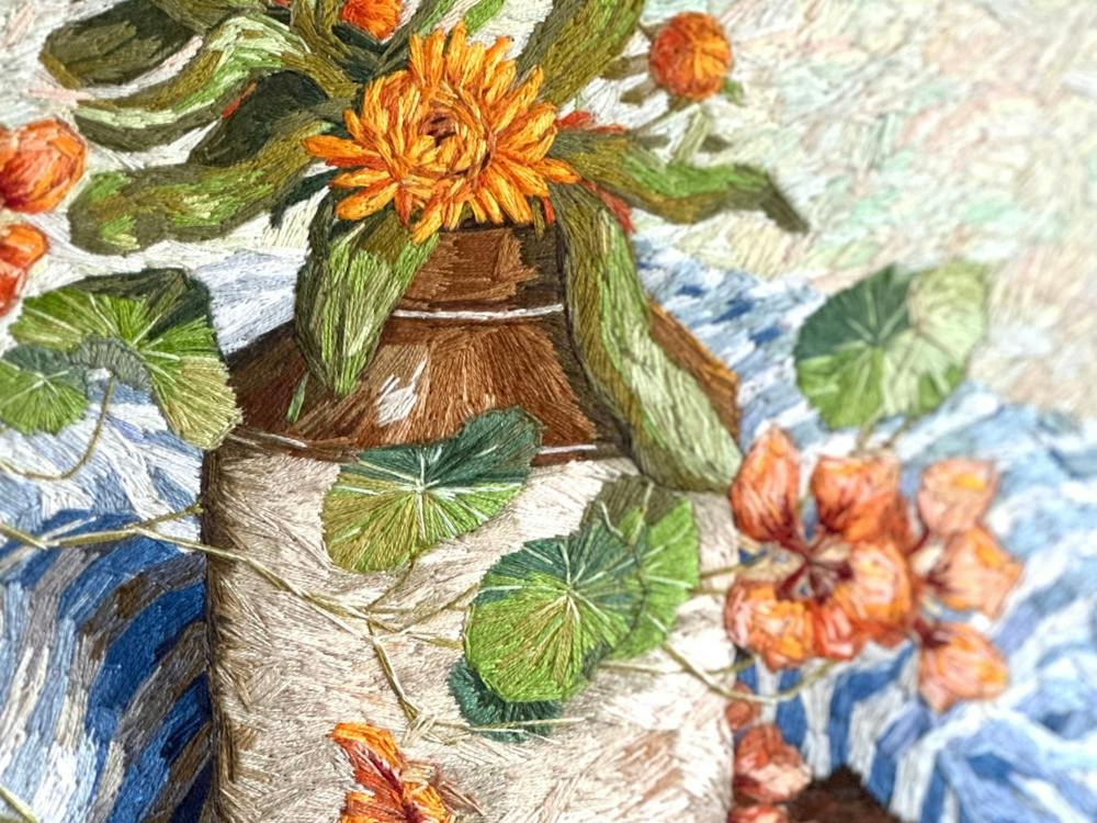 Painting with Stitched Thread
