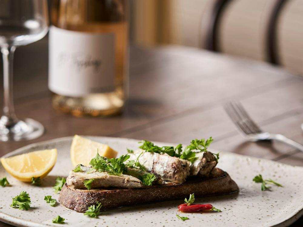 Sardine Crostini