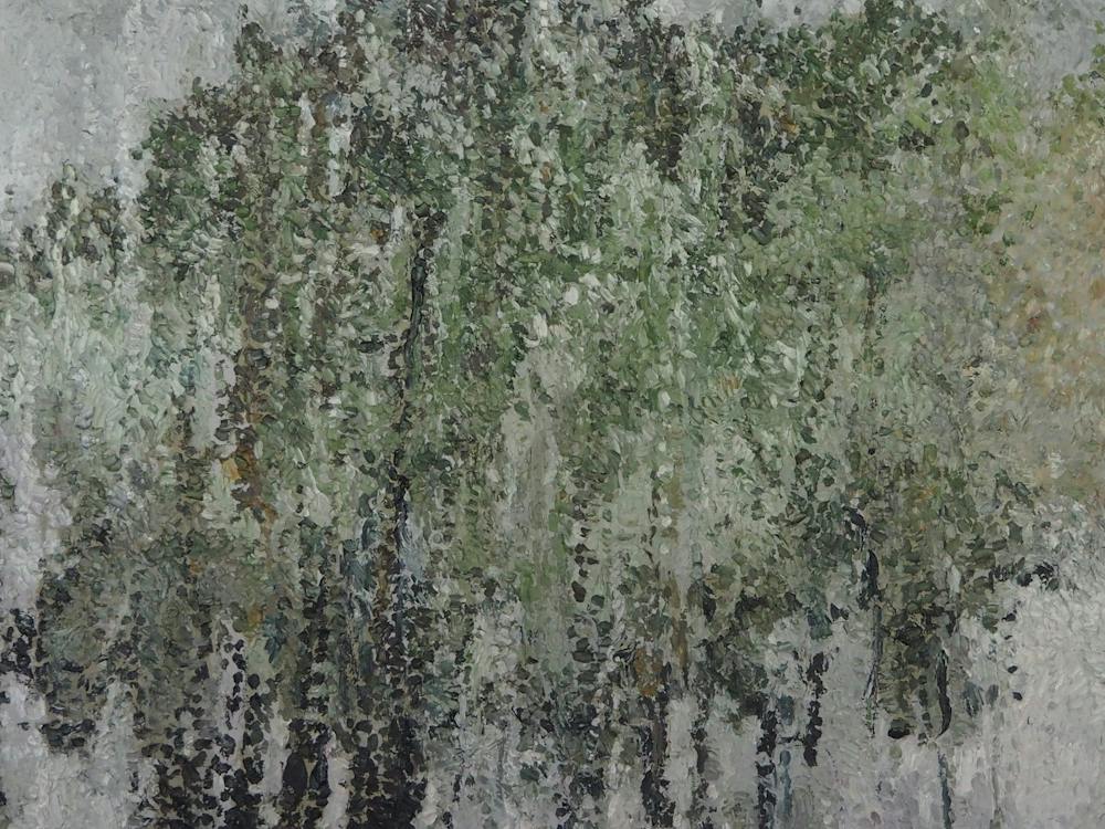 Oil Cold Wax on Canvas 76x76cm