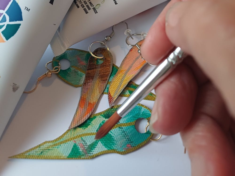 Thumbnail for Wearable art – create your own gum leaf earrings