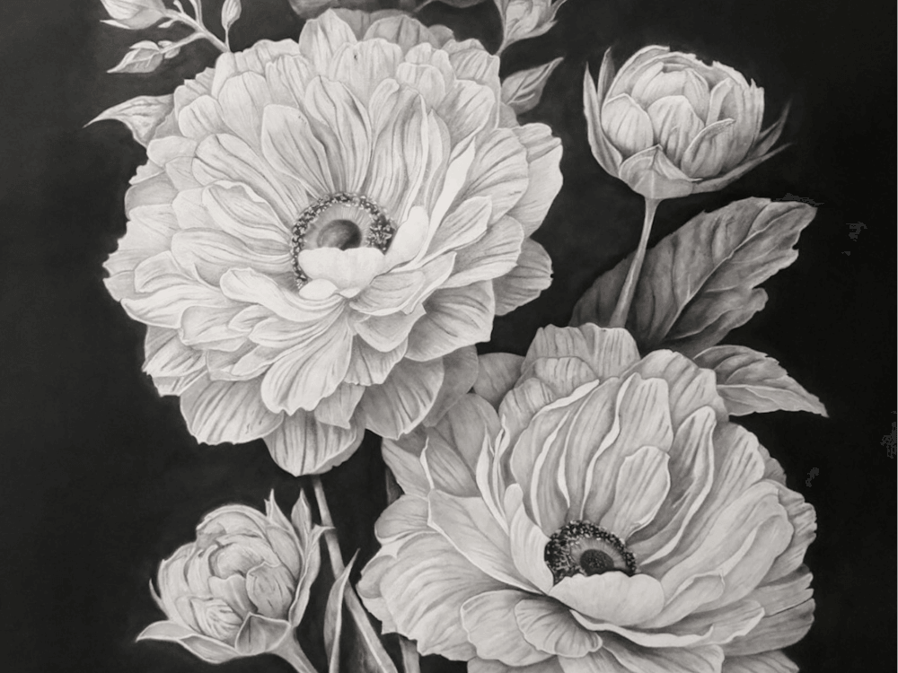 Charcoal and graphite on Fabriano Academic Paper. 900mm x 1200mm