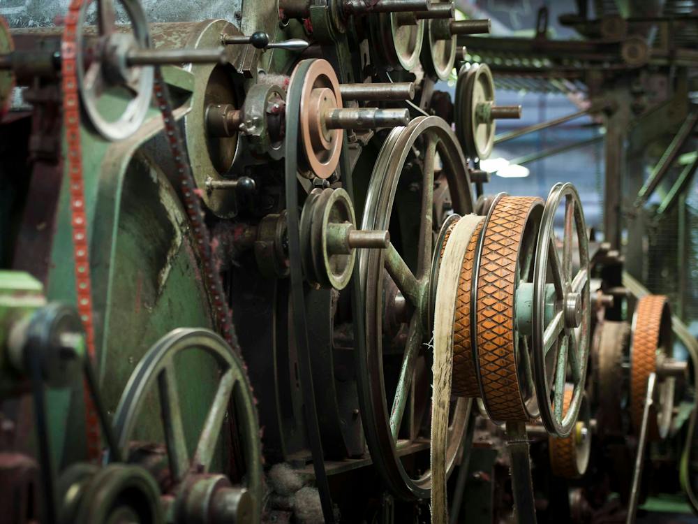 View the last coloured spinning mill
